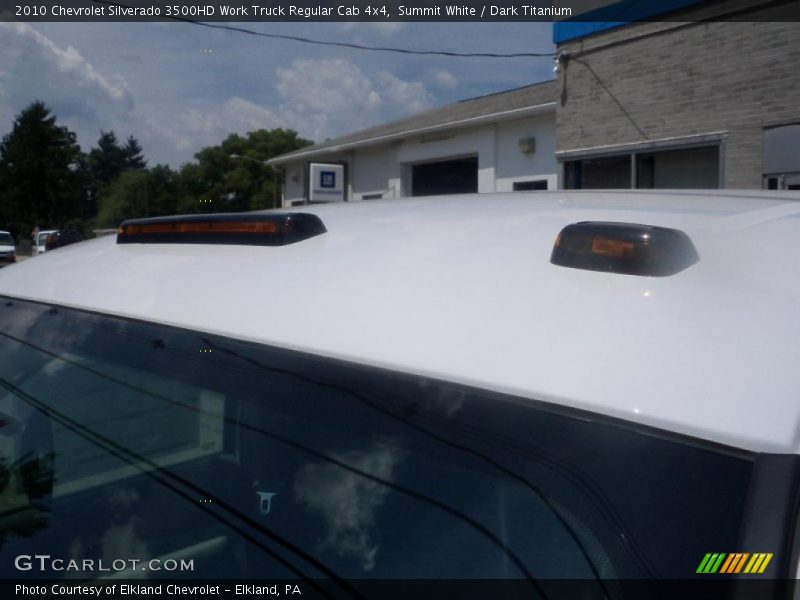 Summit White / Dark Titanium 2010 Chevrolet Silverado 3500HD Work Truck Regular Cab 4x4
