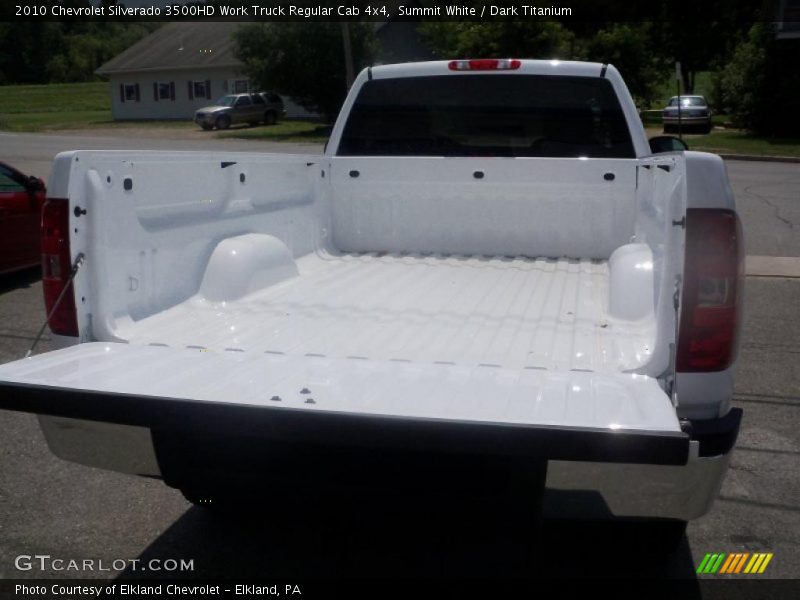Summit White / Dark Titanium 2010 Chevrolet Silverado 3500HD Work Truck Regular Cab 4x4