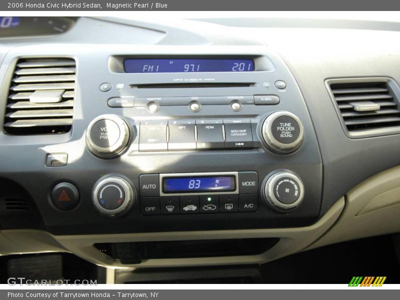 Magnetic Pearl / Blue 2006 Honda Civic Hybrid Sedan
