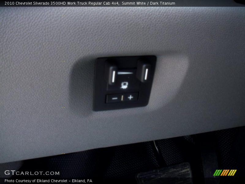 Summit White / Dark Titanium 2010 Chevrolet Silverado 3500HD Work Truck Regular Cab 4x4