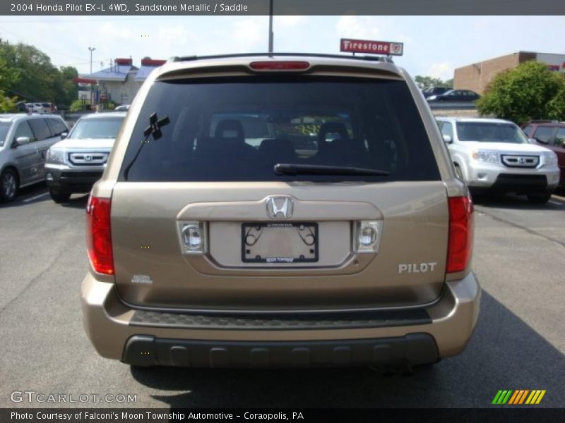 Sandstone Metallic / Saddle 2004 Honda Pilot EX-L 4WD