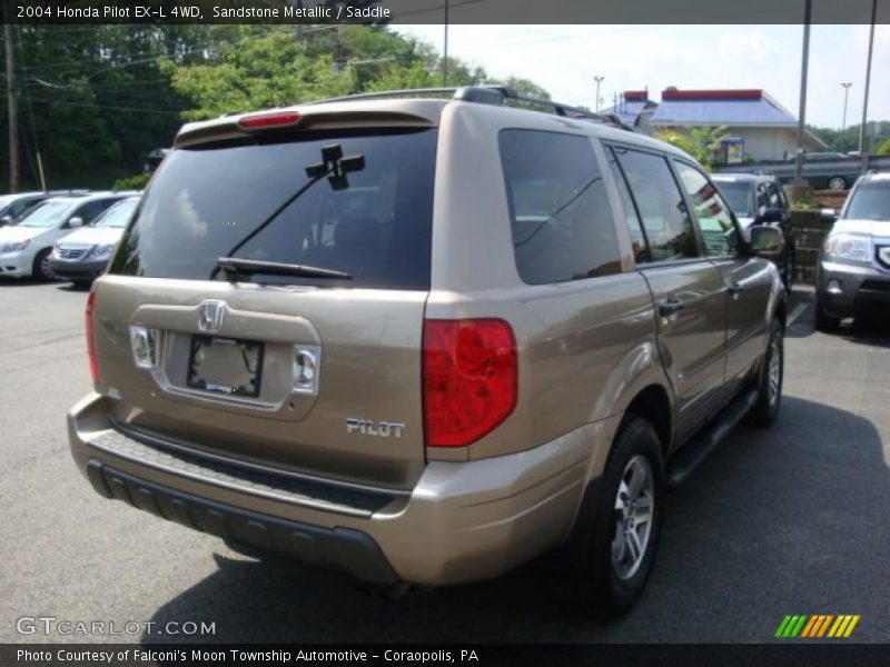 Sandstone Metallic / Saddle 2004 Honda Pilot EX-L 4WD