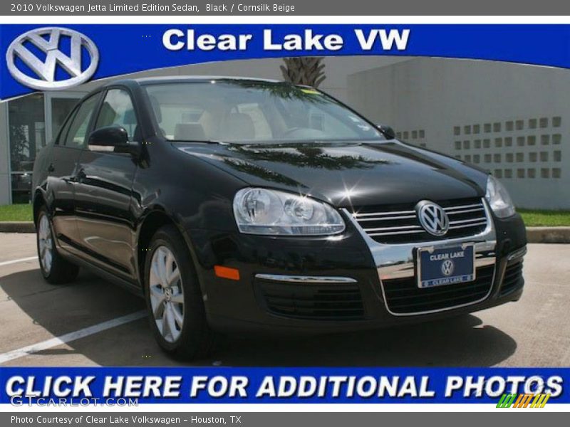 Black / Cornsilk Beige 2010 Volkswagen Jetta Limited Edition Sedan