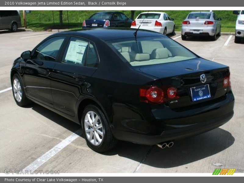 Black / Cornsilk Beige 2010 Volkswagen Jetta Limited Edition Sedan