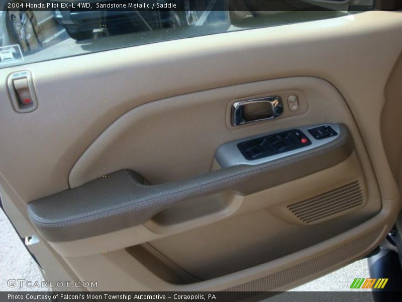 Sandstone Metallic / Saddle 2004 Honda Pilot EX-L 4WD