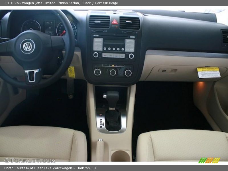 Black / Cornsilk Beige 2010 Volkswagen Jetta Limited Edition Sedan