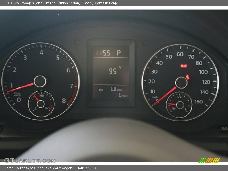 Black / Cornsilk Beige 2010 Volkswagen Jetta Limited Edition Sedan