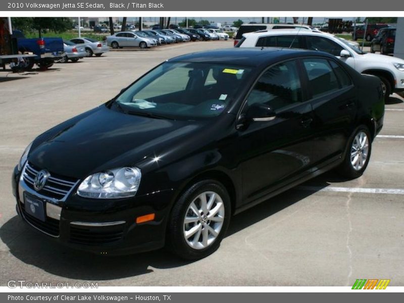 Black / Titan Black 2010 Volkswagen Jetta SE Sedan