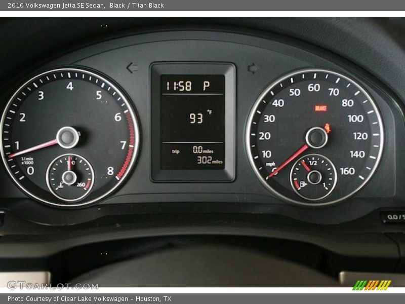 Black / Titan Black 2010 Volkswagen Jetta SE Sedan