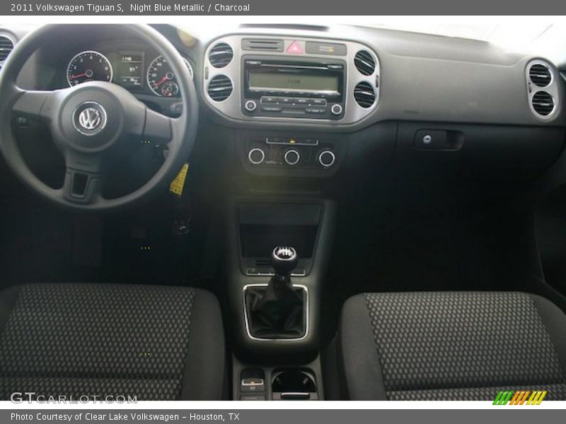 Night Blue Metallic / Charcoal 2011 Volkswagen Tiguan S