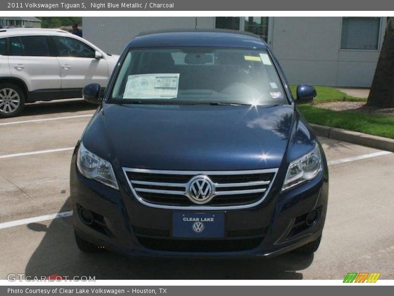 Night Blue Metallic / Charcoal 2011 Volkswagen Tiguan S