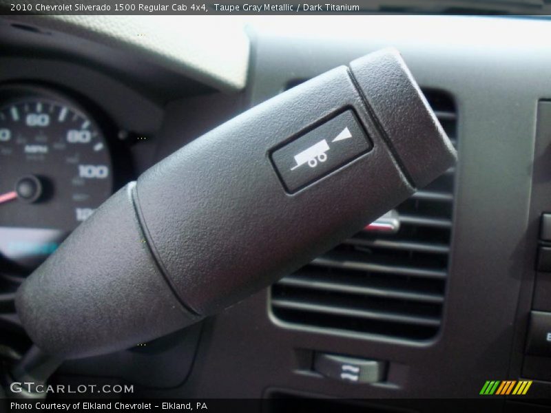 Taupe Gray Metallic / Dark Titanium 2010 Chevrolet Silverado 1500 Regular Cab 4x4