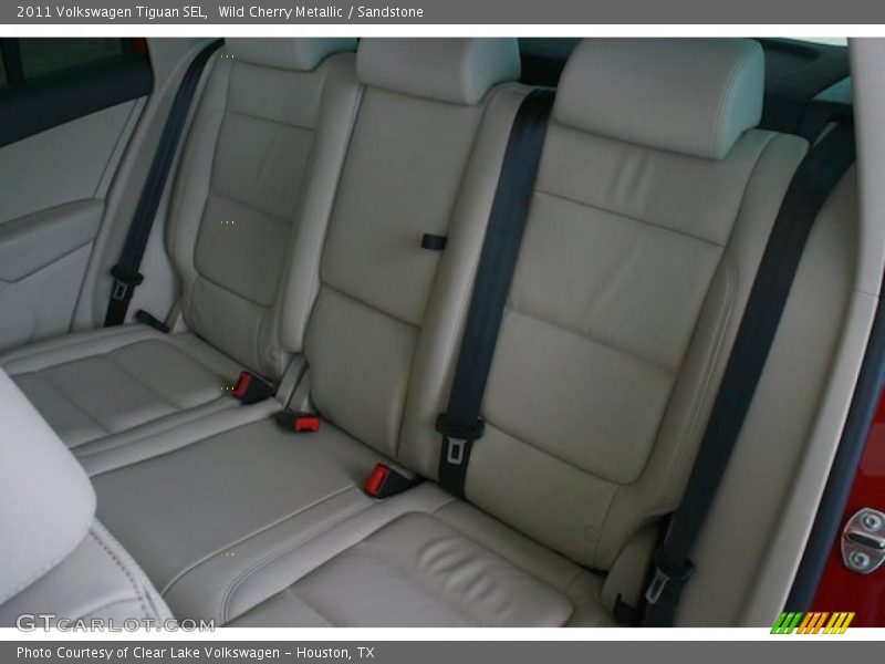 Wild Cherry Metallic / Sandstone 2011 Volkswagen Tiguan SEL