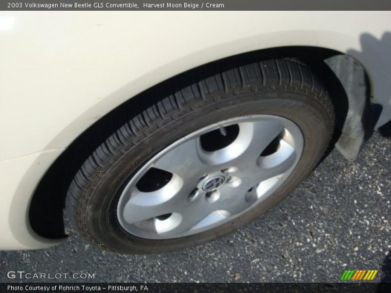 Harvest Moon Beige / Cream 2003 Volkswagen New Beetle GLS Convertible