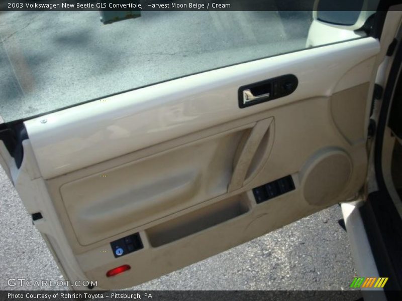 Harvest Moon Beige / Cream 2003 Volkswagen New Beetle GLS Convertible