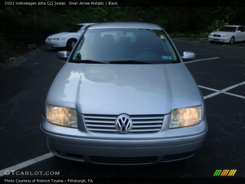 Silver Arrow Metallic / Black 2001 Volkswagen Jetta GLS Sedan