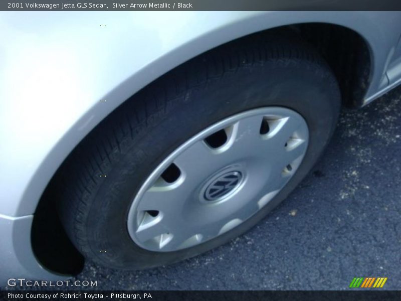 Silver Arrow Metallic / Black 2001 Volkswagen Jetta GLS Sedan