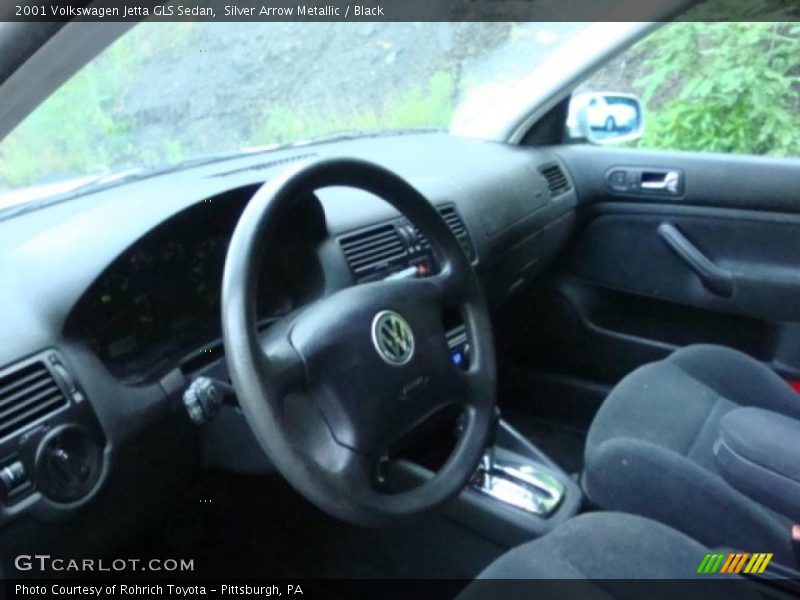 Silver Arrow Metallic / Black 2001 Volkswagen Jetta GLS Sedan