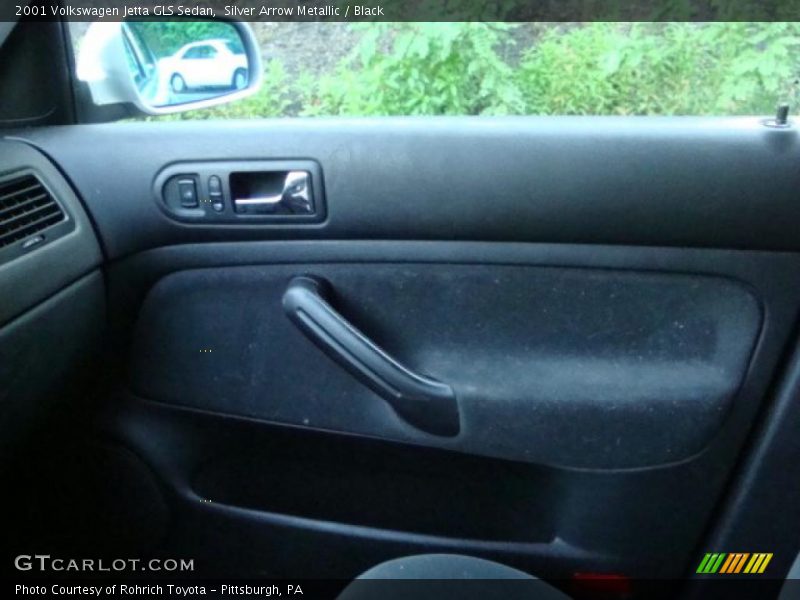 Silver Arrow Metallic / Black 2001 Volkswagen Jetta GLS Sedan