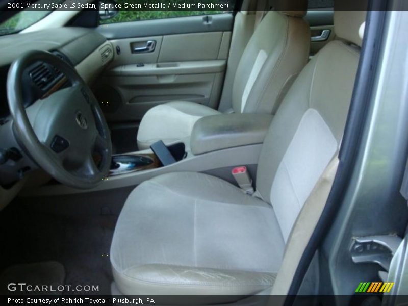 Spruce Green Metallic / Medium Parchment 2001 Mercury Sable LS Sedan
