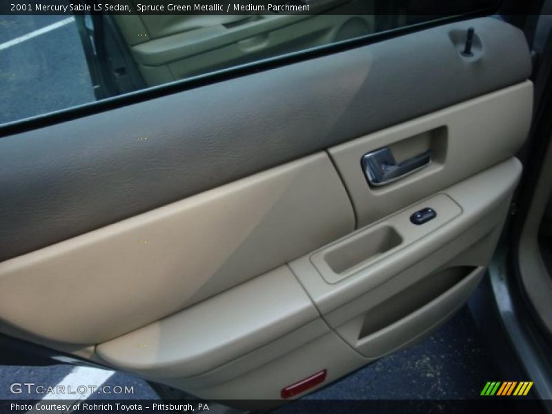 Spruce Green Metallic / Medium Parchment 2001 Mercury Sable LS Sedan