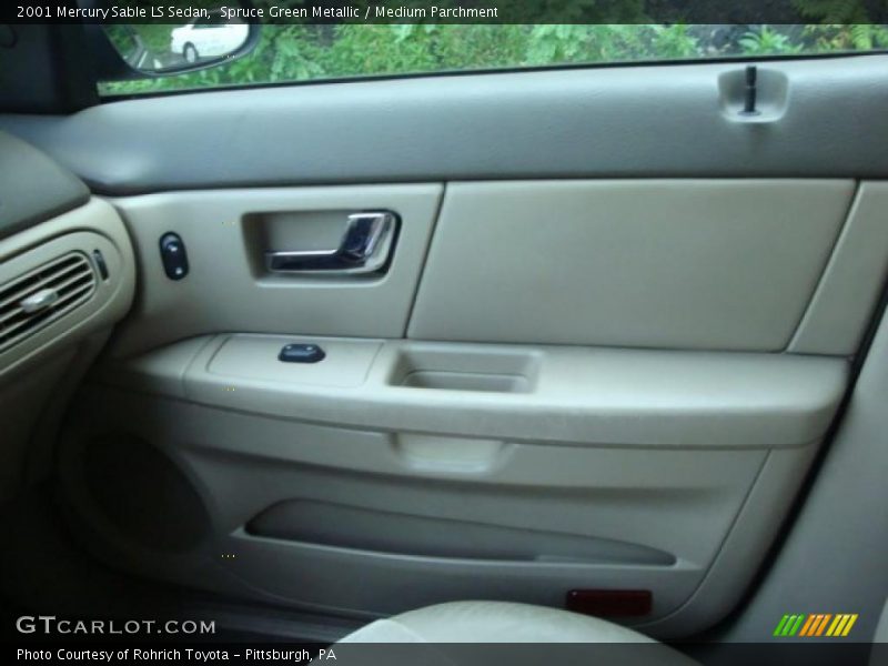 Spruce Green Metallic / Medium Parchment 2001 Mercury Sable LS Sedan
