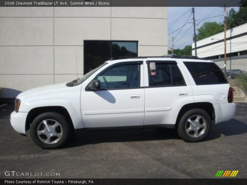 Summit White / Ebony 2008 Chevrolet TrailBlazer LT 4x4