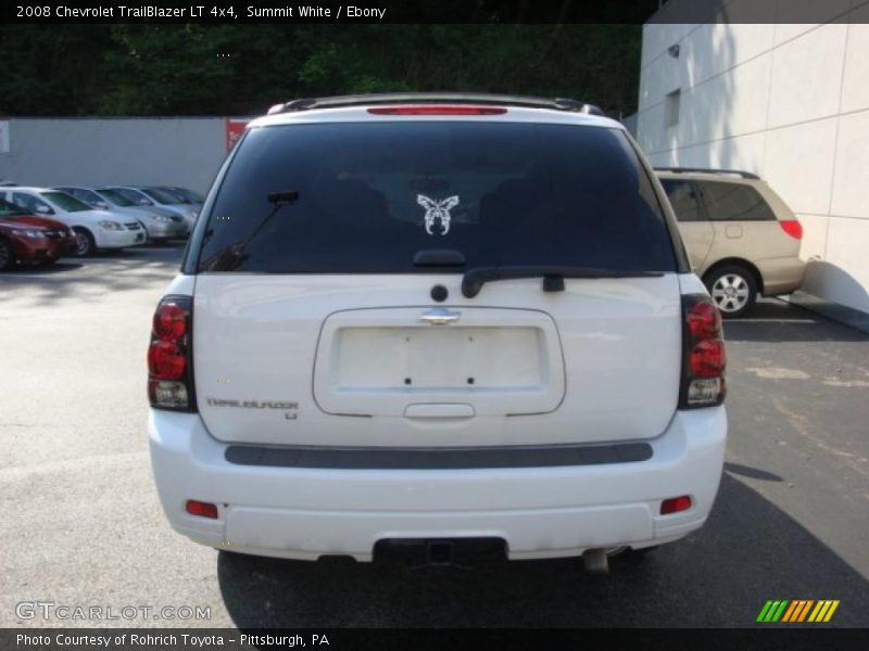Summit White / Ebony 2008 Chevrolet TrailBlazer LT 4x4