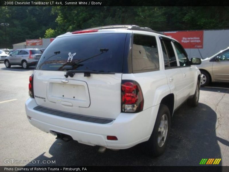 Summit White / Ebony 2008 Chevrolet TrailBlazer LT 4x4