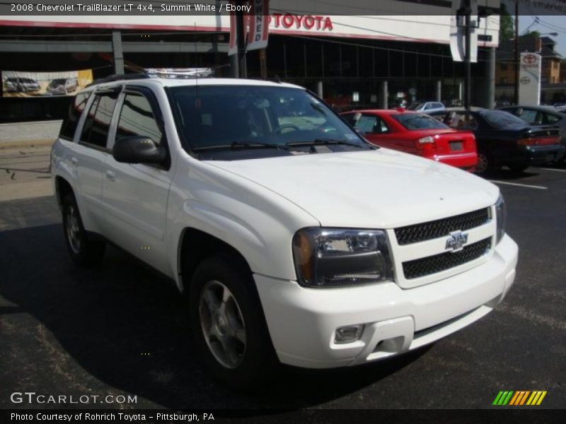 Summit White / Ebony 2008 Chevrolet TrailBlazer LT 4x4