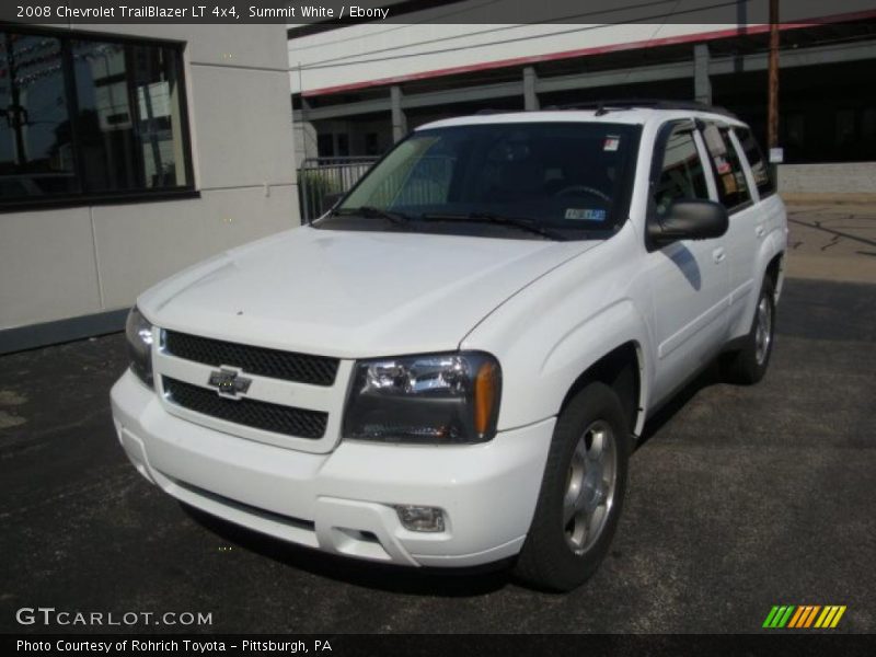 Summit White / Ebony 2008 Chevrolet TrailBlazer LT 4x4