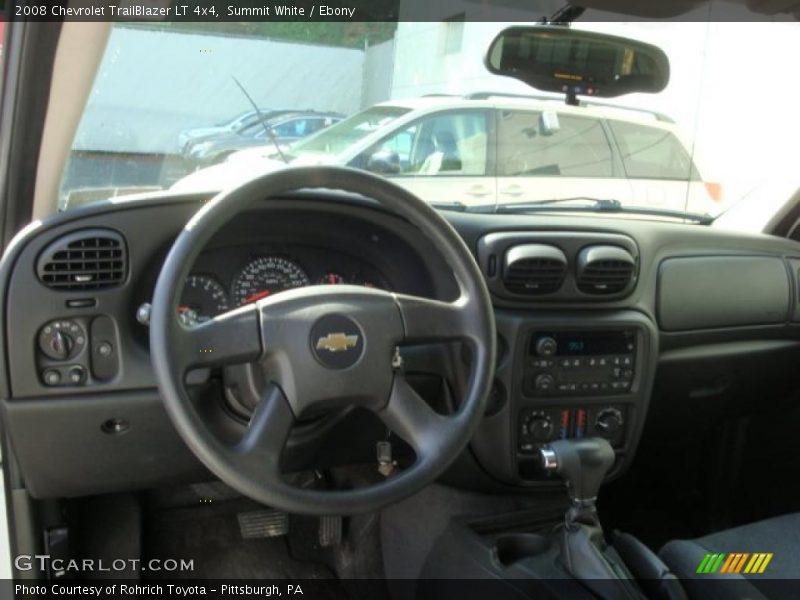 Summit White / Ebony 2008 Chevrolet TrailBlazer LT 4x4