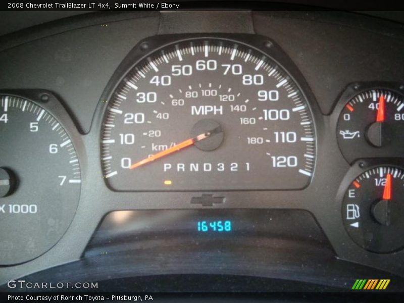 Summit White / Ebony 2008 Chevrolet TrailBlazer LT 4x4