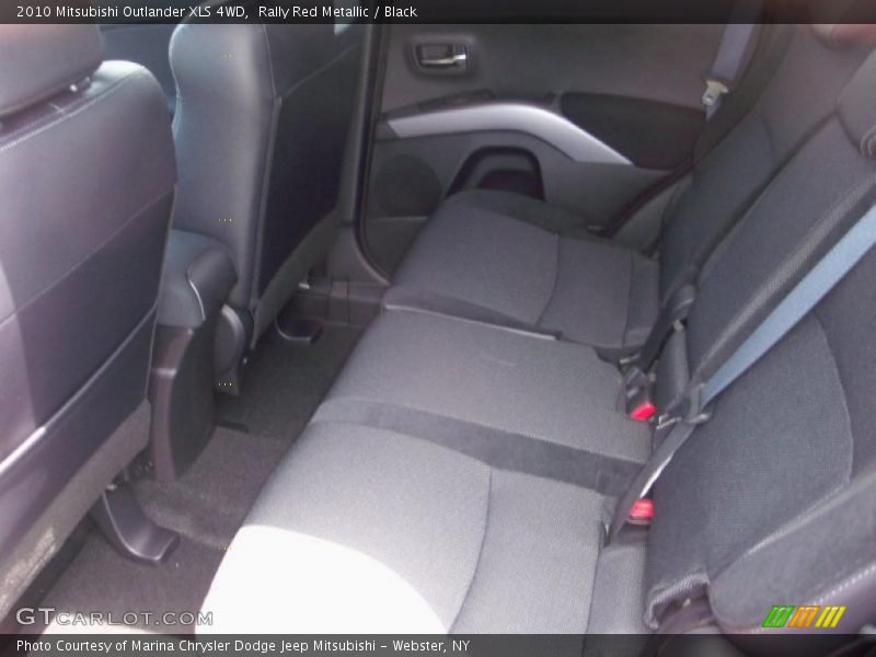 Rally Red Metallic / Black 2010 Mitsubishi Outlander XLS 4WD