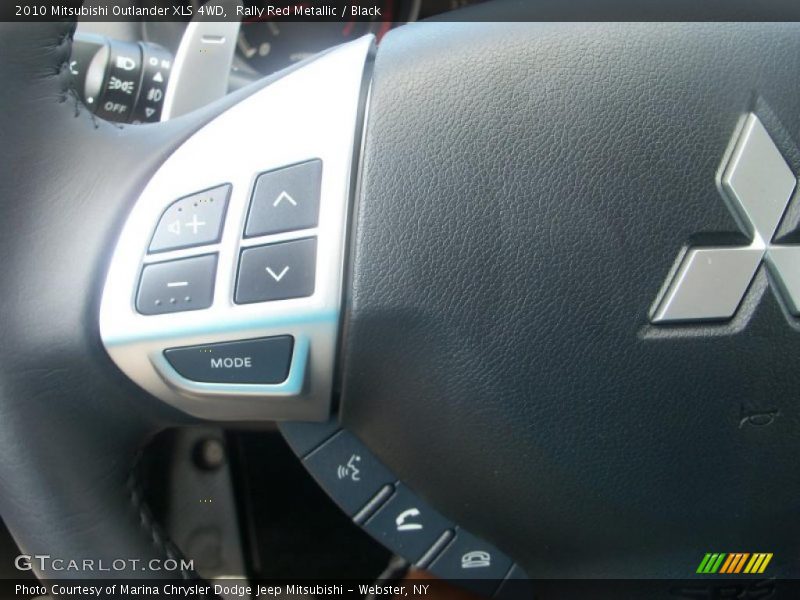 Rally Red Metallic / Black 2010 Mitsubishi Outlander XLS 4WD