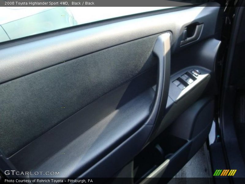 Black / Black 2008 Toyota Highlander Sport 4WD