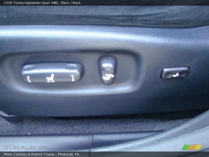 Black / Black 2008 Toyota Highlander Sport 4WD