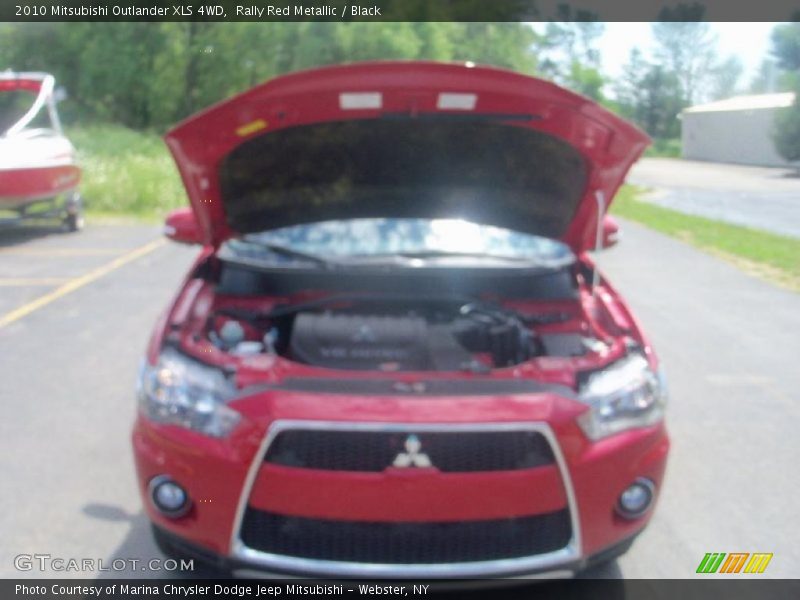 Rally Red Metallic / Black 2010 Mitsubishi Outlander XLS 4WD