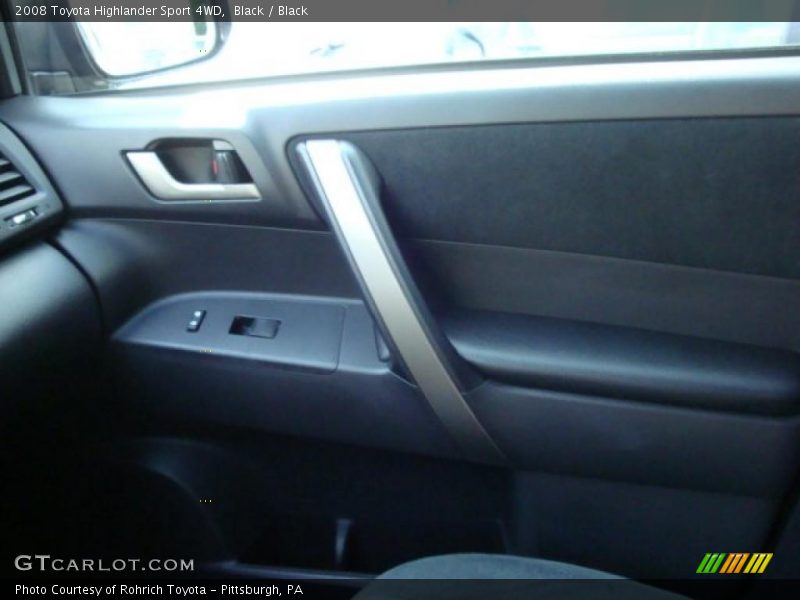 Black / Black 2008 Toyota Highlander Sport 4WD