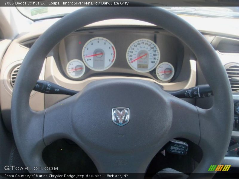 Bright Silver Metallic / Dark Slate Gray 2005 Dodge Stratus SXT Coupe
