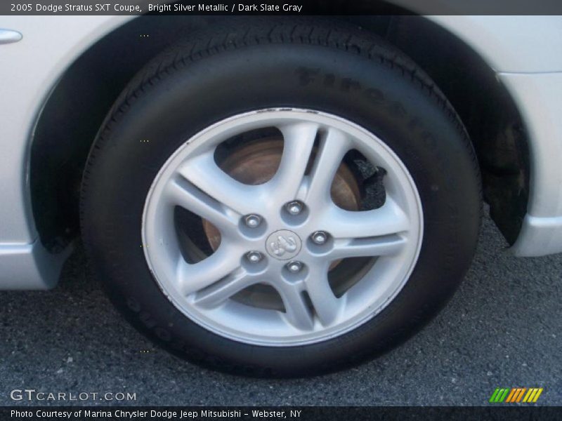 Bright Silver Metallic / Dark Slate Gray 2005 Dodge Stratus SXT Coupe