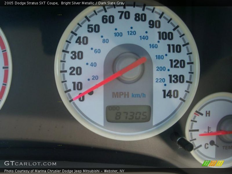 Bright Silver Metallic / Dark Slate Gray 2005 Dodge Stratus SXT Coupe