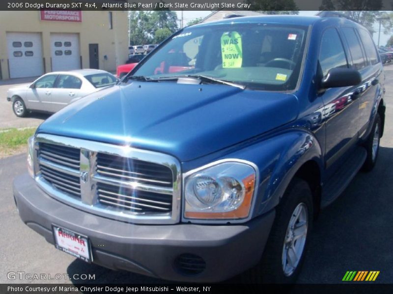 Atlantic Blue Pearl / Dark Slate Gray/Light Slate Gray 2006 Dodge Durango SXT 4x4