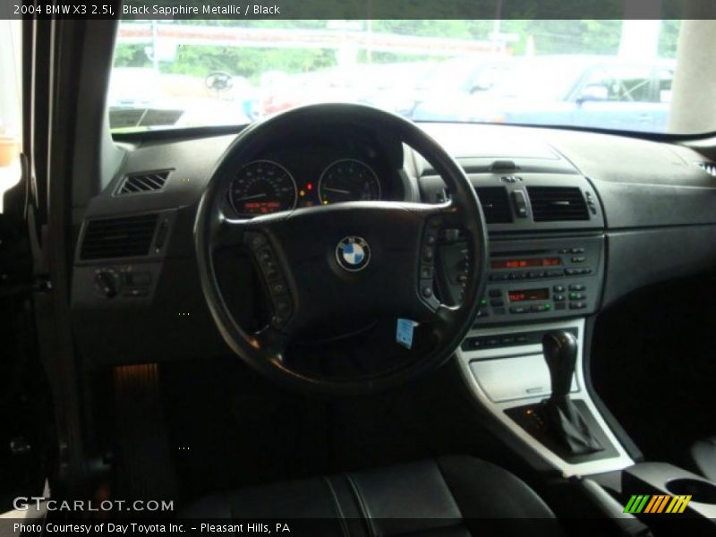Black Sapphire Metallic / Black 2004 BMW X3 2.5i
