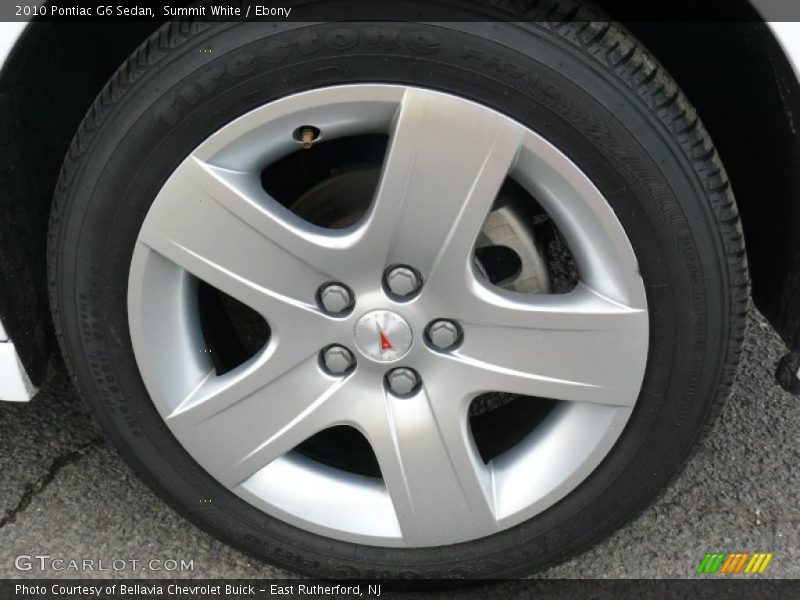Summit White / Ebony 2010 Pontiac G6 Sedan