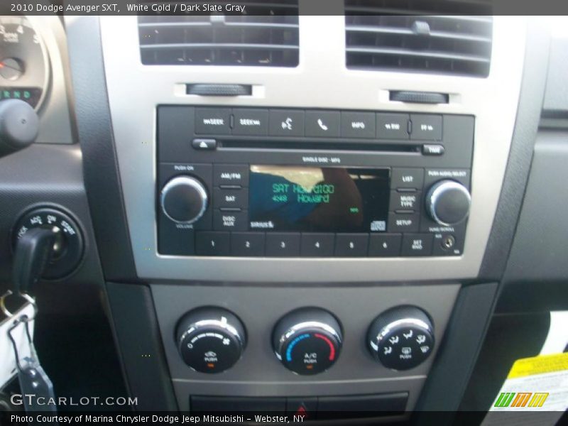 White Gold / Dark Slate Gray 2010 Dodge Avenger SXT