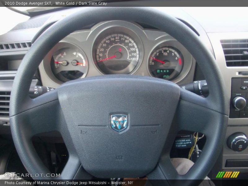 White Gold / Dark Slate Gray 2010 Dodge Avenger SXT