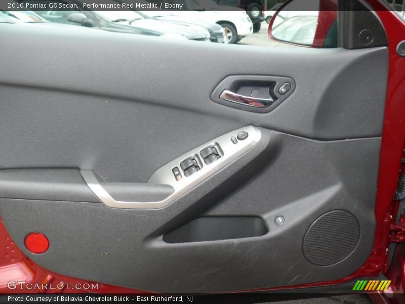 Performance Red Metallic / Ebony 2010 Pontiac G6 Sedan