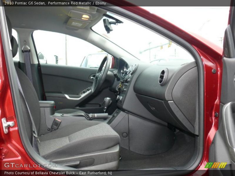 Performance Red Metallic / Ebony 2010 Pontiac G6 Sedan