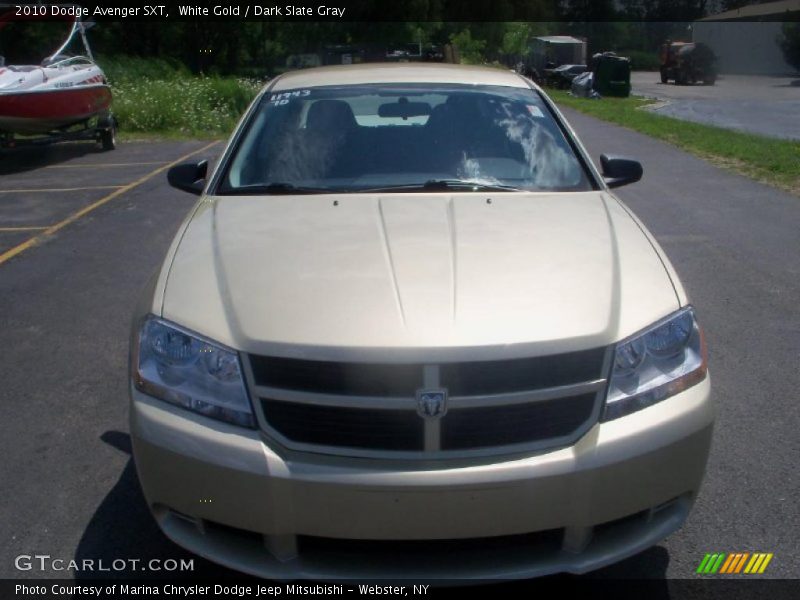White Gold / Dark Slate Gray 2010 Dodge Avenger SXT